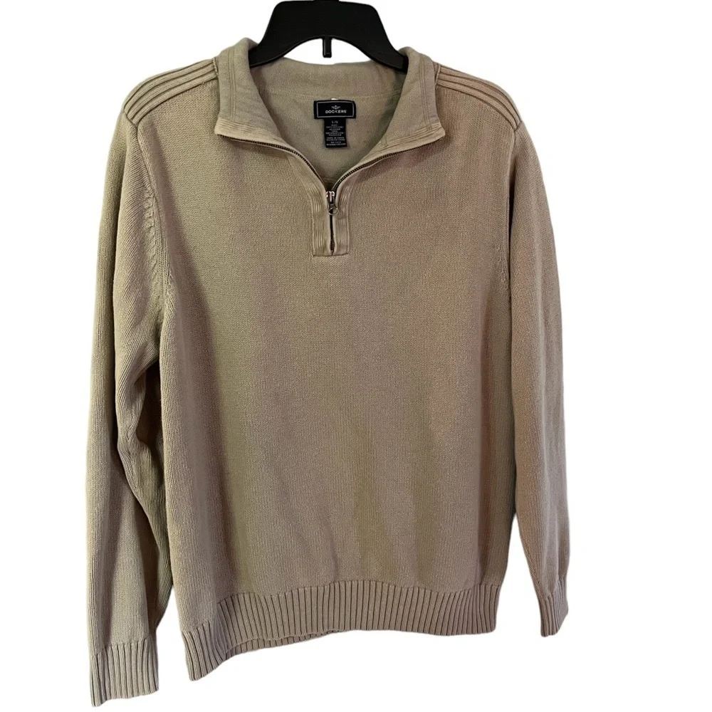 Dockers Men’s Quarter Zip Sweater